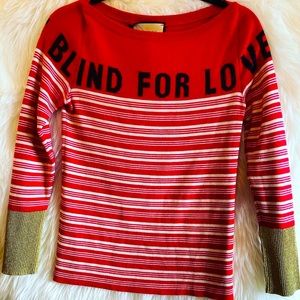 Gucci authentic w/tags “Blind for Love” sweater